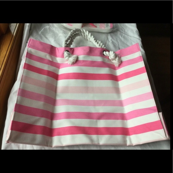 Victorias Secret BEACH BAG SET~FLIP FLOPS M 7-8 - Picture 11 of 14